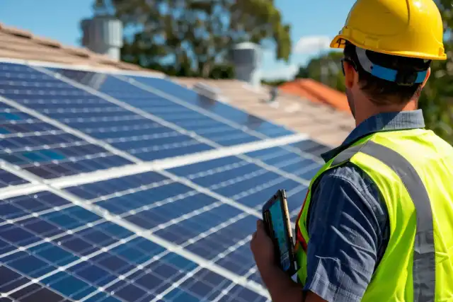 Inspection installation solaire