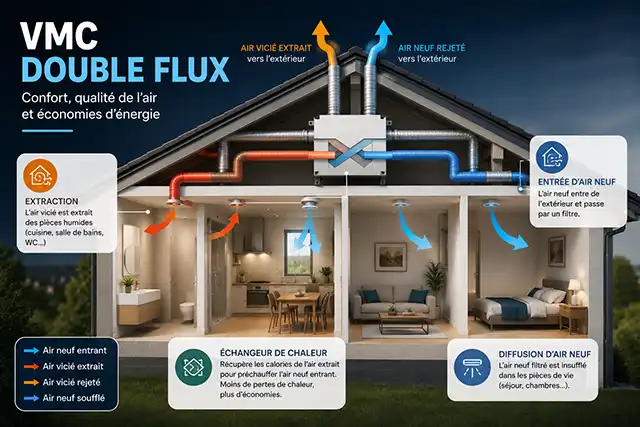 VMC double flux