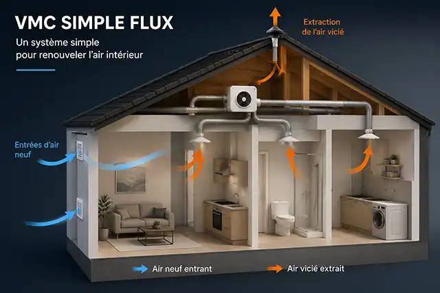 VMC simple flux
