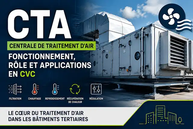 You are currently viewing CTA (Centrale de Traitement d&rsquo;Air) : fonctionnement, rôle et applications en CVC